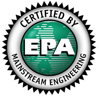 EPA certification badge.